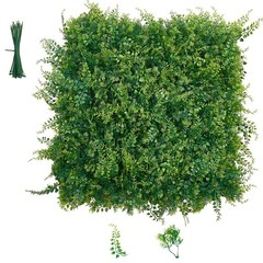 Uimoso Artificial Plant Wall Panels 12PCS 20 x 20 in Faux Boxwood for Greenery