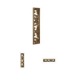 Candelario 42 In. X 10 In. Gold by Ashley Wood Work Wall Art