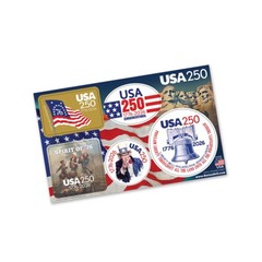 5 Die Cut Sticker Sheets – CLASSIC America, Semiquincentennial, 250 Freedom USA