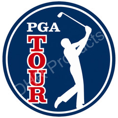 PGA Tour Golf Round Vinyl Sticker Decal