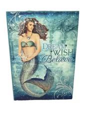 TIMELESS by DESIGN Bedazzled Mermaid Print 5x7in DREAM WISH BELIEVE