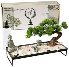 Decoración zen japonesa con jardín de arena y Buda para mesa oficina hogar,Nuevo