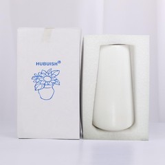 Bright White Vase – White Ceramic Vase, 6â€œ White Flower Vase, Not Off White,