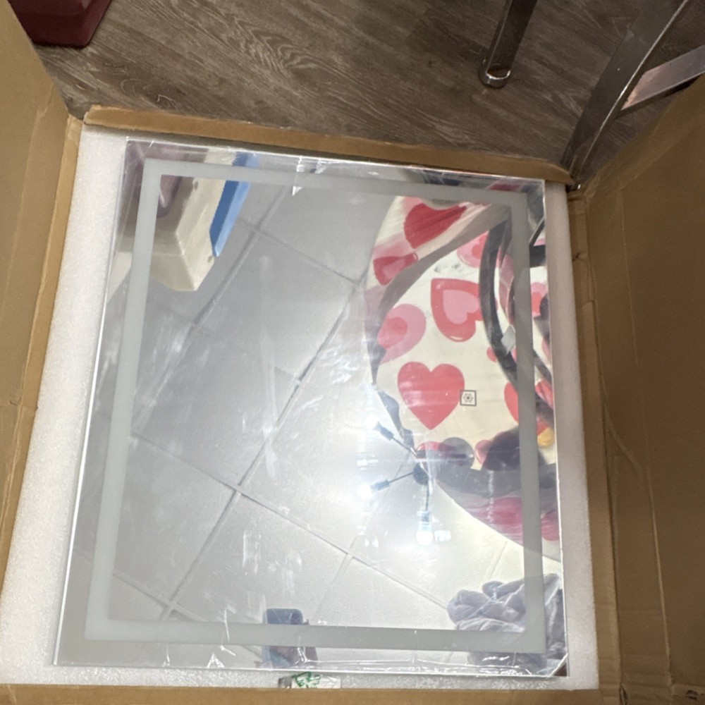 Vanity mirror replacement, rectangular