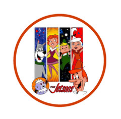 Cartoons – The Jetsons – 4″ Handmade Vinyl Decal Vehicle Laptop Cooler Cup 262
