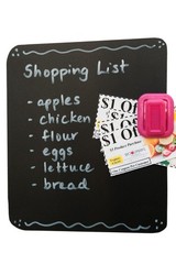 Magnetic Chalkboard Self-Adhesive Sheets – Set of 2 Extra Large Reusable Chal…