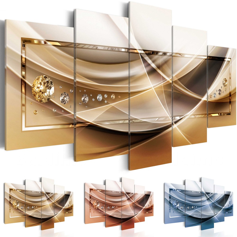 ABSTRACT Canvas Wall Art Image Photo Print a-A-0207-b-n