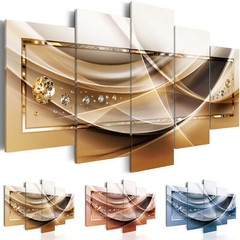 ABSTRACT Canvas Wall Art Image Photo Print a-A-0207-b-n