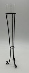 Small Metal Stand 12 X 3 X 3″ ( 1 3/4 Round)