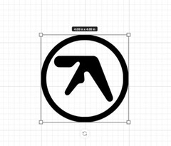 Aphex Twin Vinyl Decal Sticker 4×4 Inches, Custom Die-Cut!