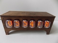 Nixie tube clock IN 12 table desk retro old vintage clock for bedroom