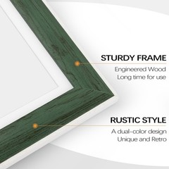 3 Pack 9×12 Green Picture Frame for 6×8 Photo Wall Mount Gallery Display Decor