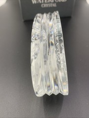 Waterford Crystal Oval Desk Clock Analog Quartz 581.045.0030