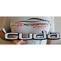1970-1974 Plymouth «CUDA» Script Steel Sign
