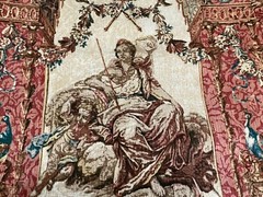 ‘Portique de Junon’ Tapestry French 42” X 56” Handwoven ~Made in France~ Large
