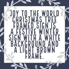 Joy to the World Christmas Sign, Rustic Decor, Farmhouse Decor