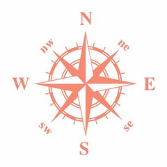 Compass Navigation Automotive Die Cut Decal Multi colors Oracal 651 brand & more