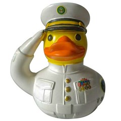 Unique Veteran Tribute Duck Army Military Uniform US Rubber Duck Army Figurine