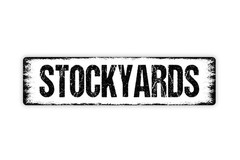 Stockyards Sign | Western Ranch Wall Art | Rustic Farm Barn Decor