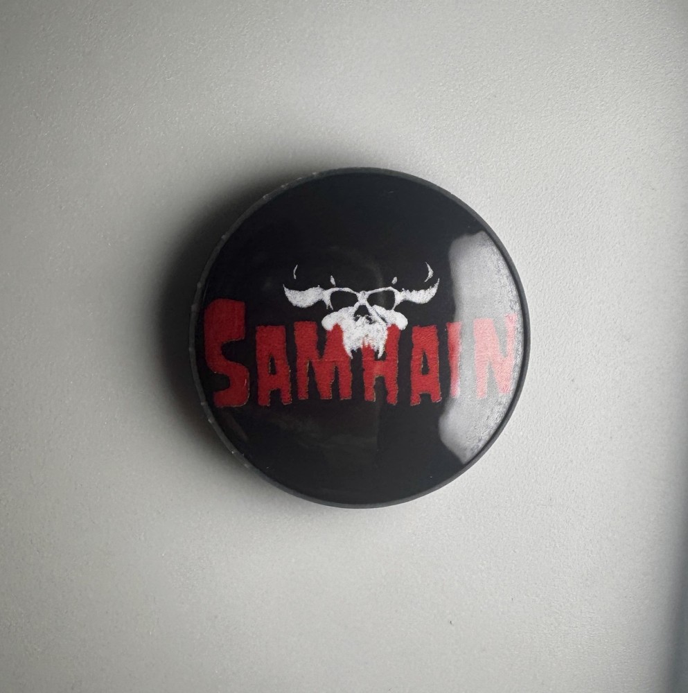 Samhain Logo Punk Rock 1″ Button S051B Badge Pin