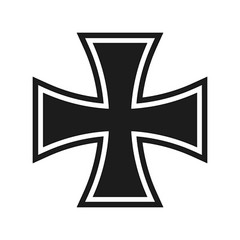 German Cross Iron cross Vinyl Decal Cross symbol Sticker