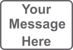 New Personalized Aluminum Metal Sign Customized With Custom Text 12″ x 18″ Size