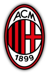 A.C. Milan FC Italy Europe Soccer Football Car Bumper Sticker Decal 3» x 5»