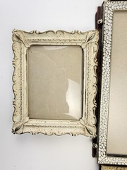 Vintage Picture Frame Lot Of 4 Metal Gold Tone MCM Mixed Varies Ornate P129