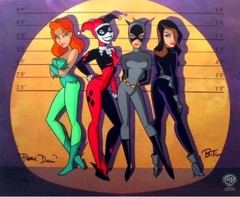 BATMAN THE ANIMATED SERIES X VILLIANS SQUAD X VYNIL HIGH-GLOSS STICKERx3x2.75″