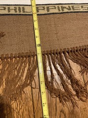 VTG Philippines Traditional Dancing W/Dancer & Palm Woven Tapestry Wall Hang