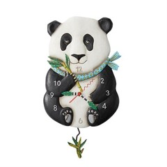 Snuggles The Panda Wall Clock By: Allen Designs *SHIPS WITHIN 14 DAYS*