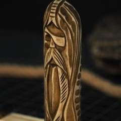 Wooden Odin Figurine Hand Carved Norse Viking God Altar Decor Birthday Gift 15cm
