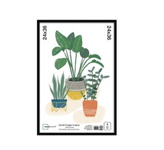 Mainstays 24×36 Basic Black Poster Frame FREE Shipping