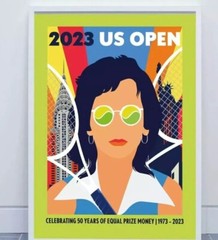 US Open 2023 Poster, US Open 2023 Theme Art Poster 11×17 12×18 20×30 24×36″