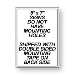Deliveries Gate Locked Use Main Entrance Ring Bell Sign / Decal / Si122 /