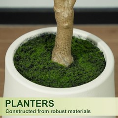 Artificial Olive Tree W/ Planter Indoor Home Decor Easy Care Faux Plant New