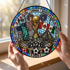 World Cup 2026 Suncatcher FIFA World Cup 2026 North America Soccer Memorabilia
