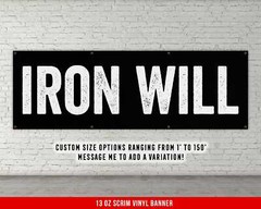Motivational Weightlifting Banner – Gym Decor Inspirational Wall Art