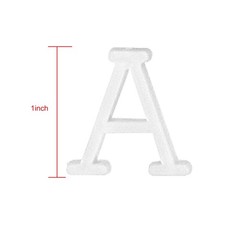 1 Inch Letters for Felt Letter Board, 188 Pieces 1 inch, 1 inch White