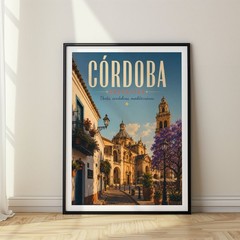 Córdoba Travel Poster Print, Wall Decor