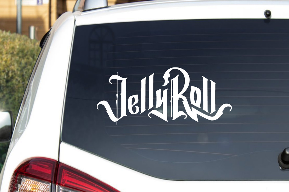 Jelly Roll – CNC cut Decal Vinyl Sticker -Pic from multi colors! O651