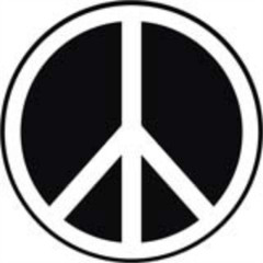 Peace Symbol – Sticker – 2 5/8″ Round