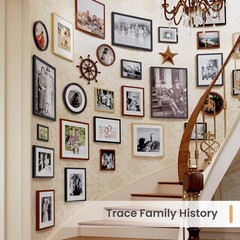 6×9 Picture Frame Display 4×6 with Mat or 6×9 Wall Hanging Picture Frame Home