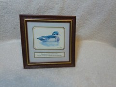 Greatest Dad In The World Framed Mallard Duck Print For Table 5.75″ X 6″