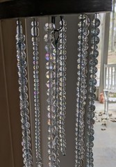 Hand Beaded Suncatcher / Mobile Assorted Colorful Beads for patio or any room