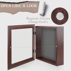 Shadow Box Frame Front Opening 2 inch Depth Memory Display Box 8×8 8×10.5 11×14
