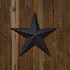 Large 36″ Black Barn Star Primitive Country Flag Wall Decor
