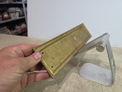 Solid Brass Door or Wall Sign Plaque 12″ X 3″ X 1/4″ PLAIN