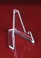 12 pcs Medium Clear Acrylic Display Stand Easels for Coins & Medals