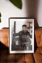 Vintage Muhammad Ali Poster, Vintage Boxing Wall Art, Retro Sports Poster